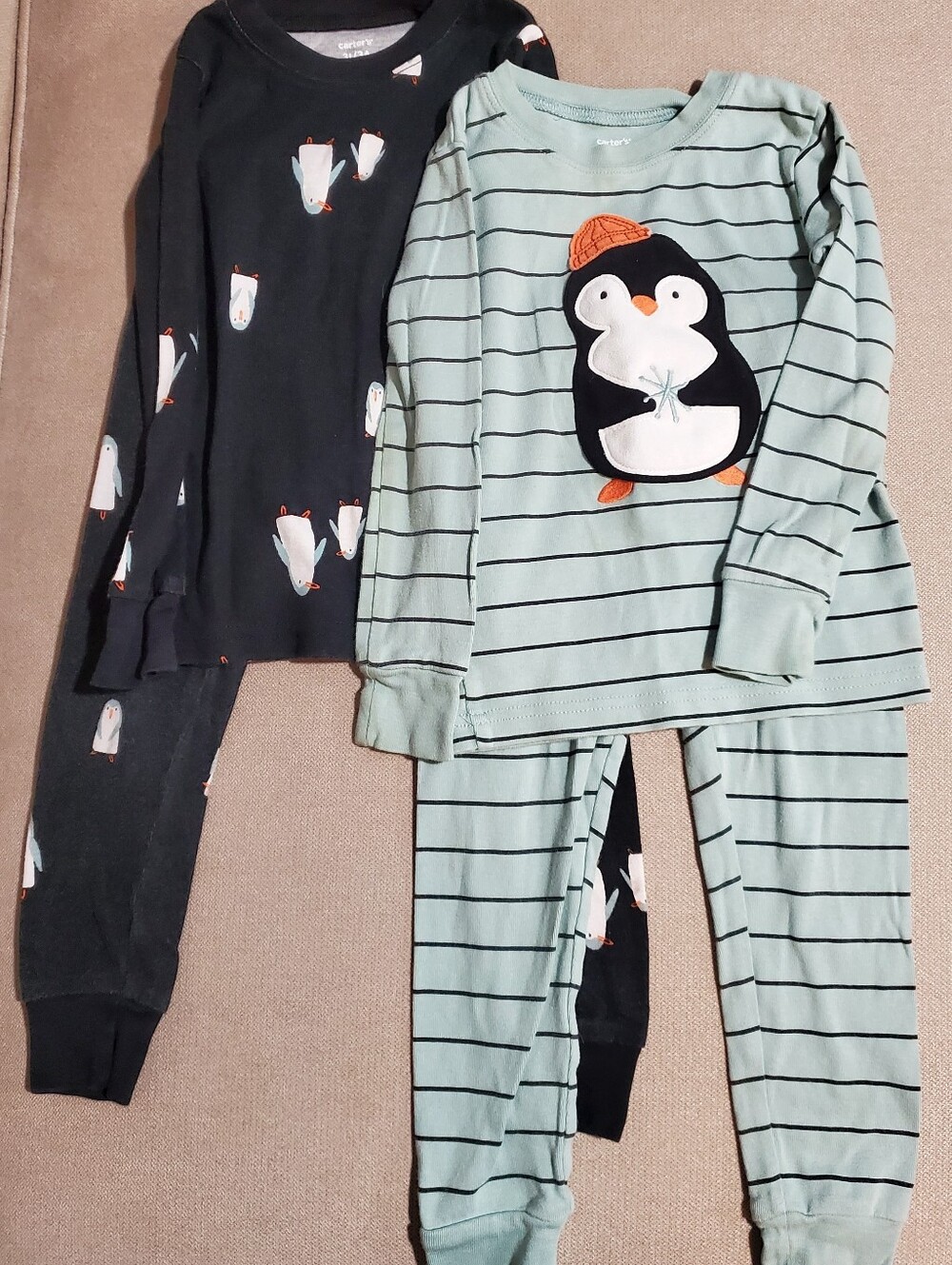 3T Carter's Kids Penguin Pajama Set